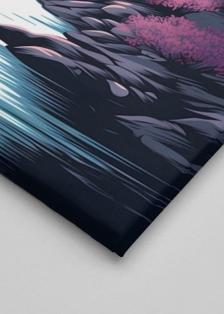 Třešňové květy Řeka Japonsko