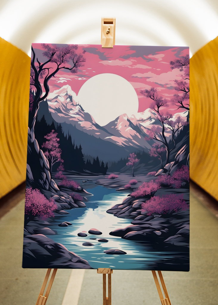 Třešňové květy Řeka Japonsko