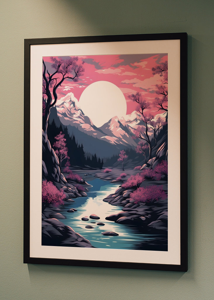 Třešňové květy Řeka Japonsko