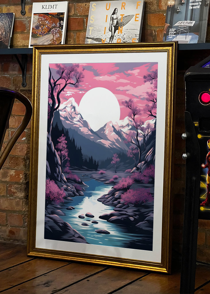 Třešňové květy Řeka Japonsko