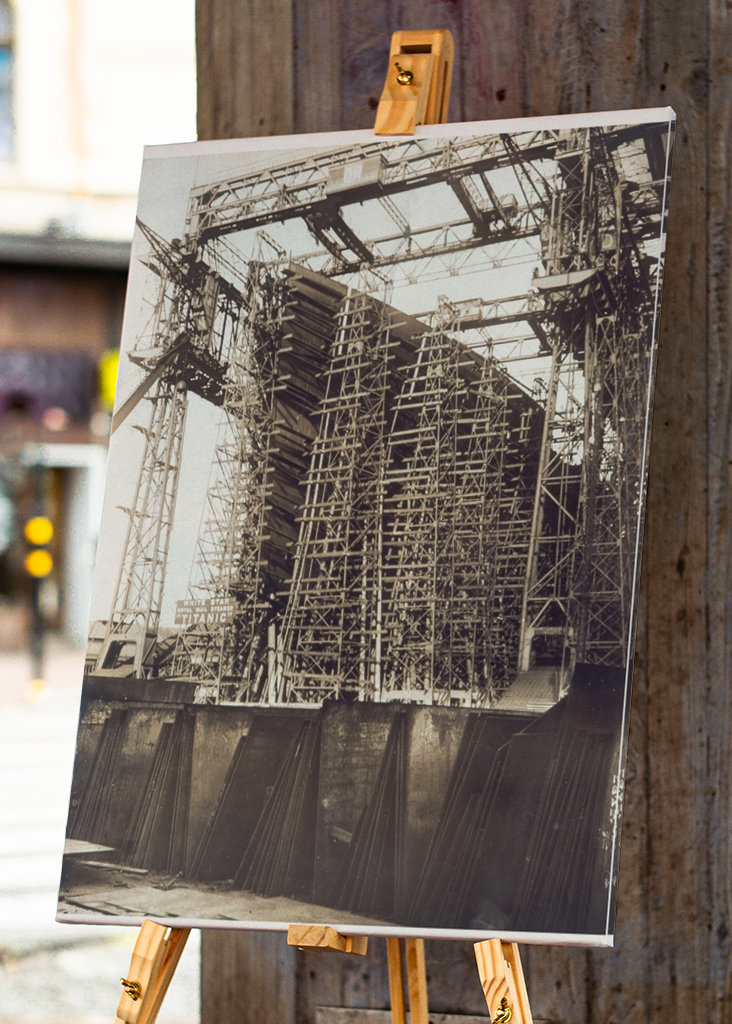 RMS Titanic in de scheepswerf