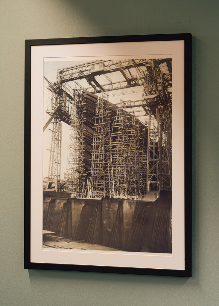 RMS Titanic in de scheepswerf