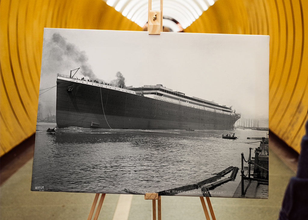 RMS Titanic nach Stapellauf