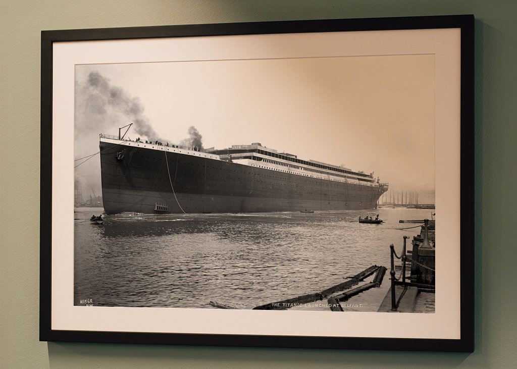 RMS Titanic nach Stapellauf