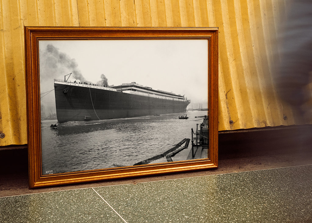 RMS Titanic nach Stapellauf