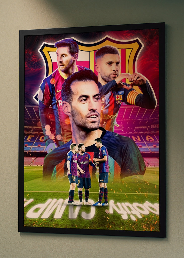 Messi Busquet Alba Barca Legen