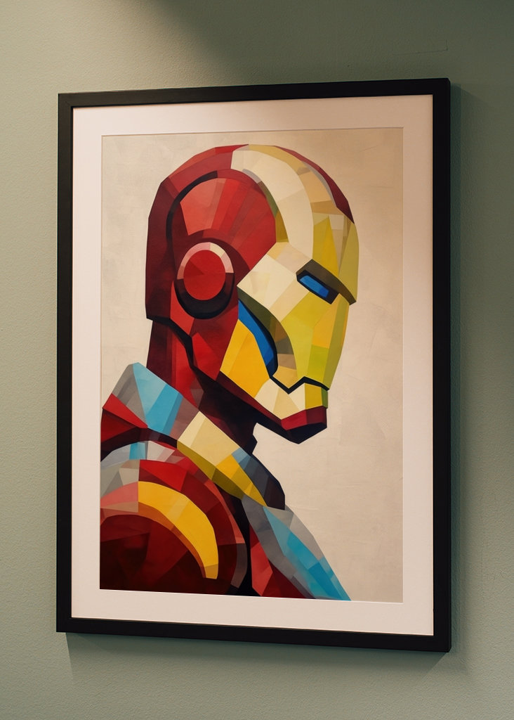 Minimalistischer Iron Man