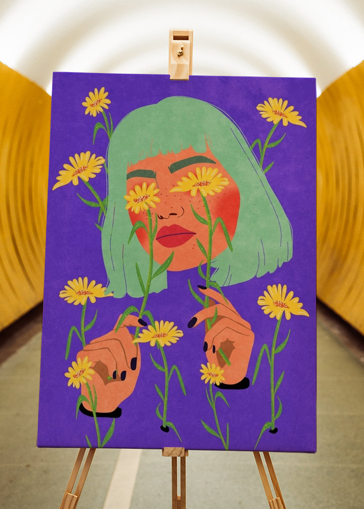 La fille veut s’épanouir, alors elle l’a fait