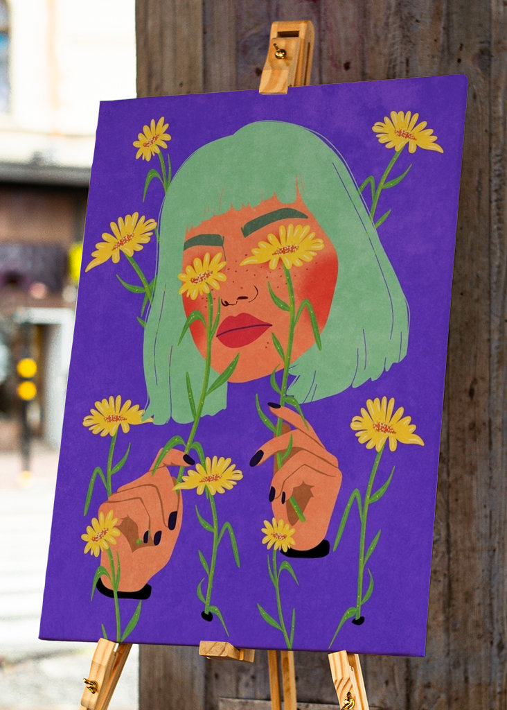 La fille veut s’épanouir, alors elle l’a fait