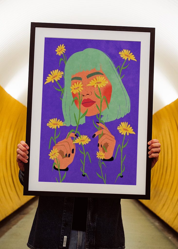 La fille veut s’épanouir, alors elle l’a fait