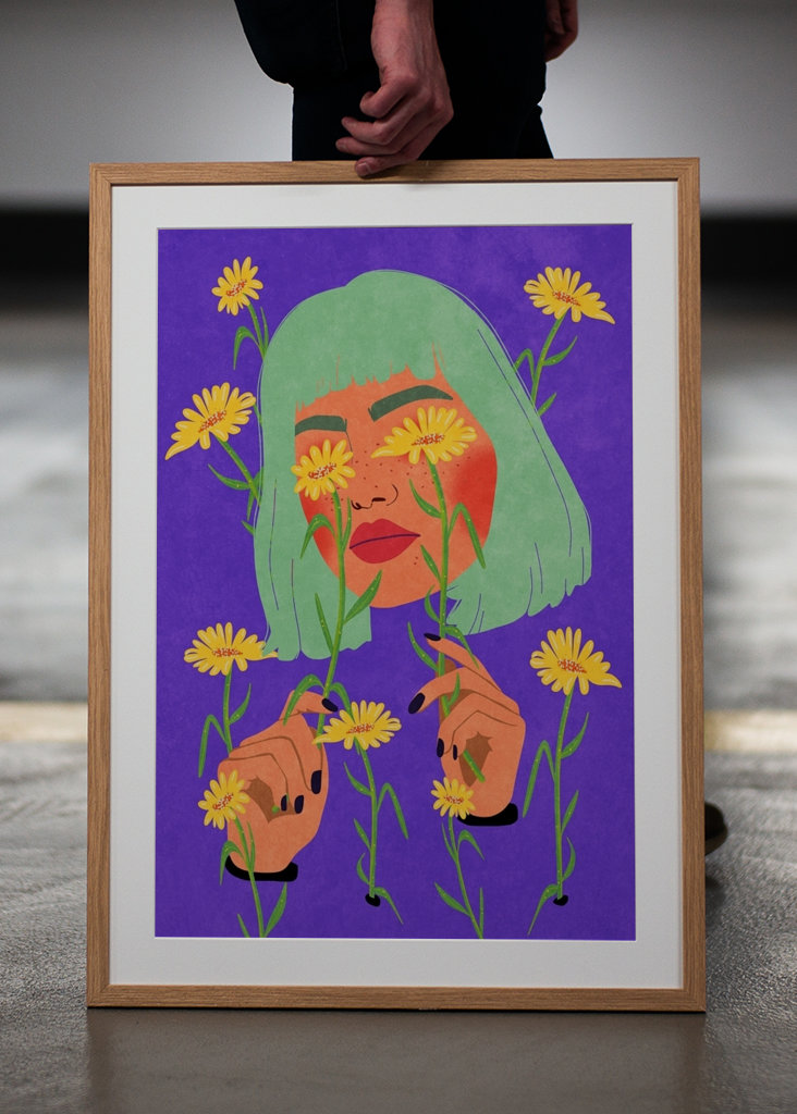 La fille veut s’épanouir, alors elle l’a fait