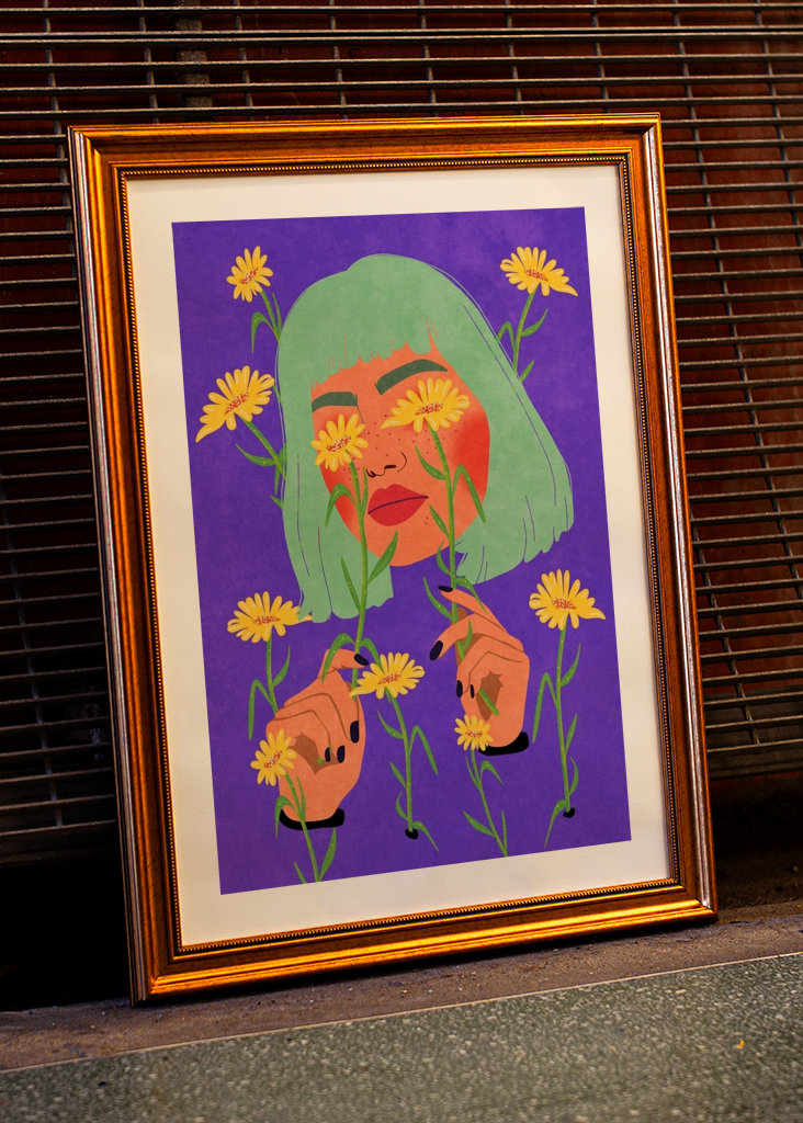 La fille veut s’épanouir, alors elle l’a fait