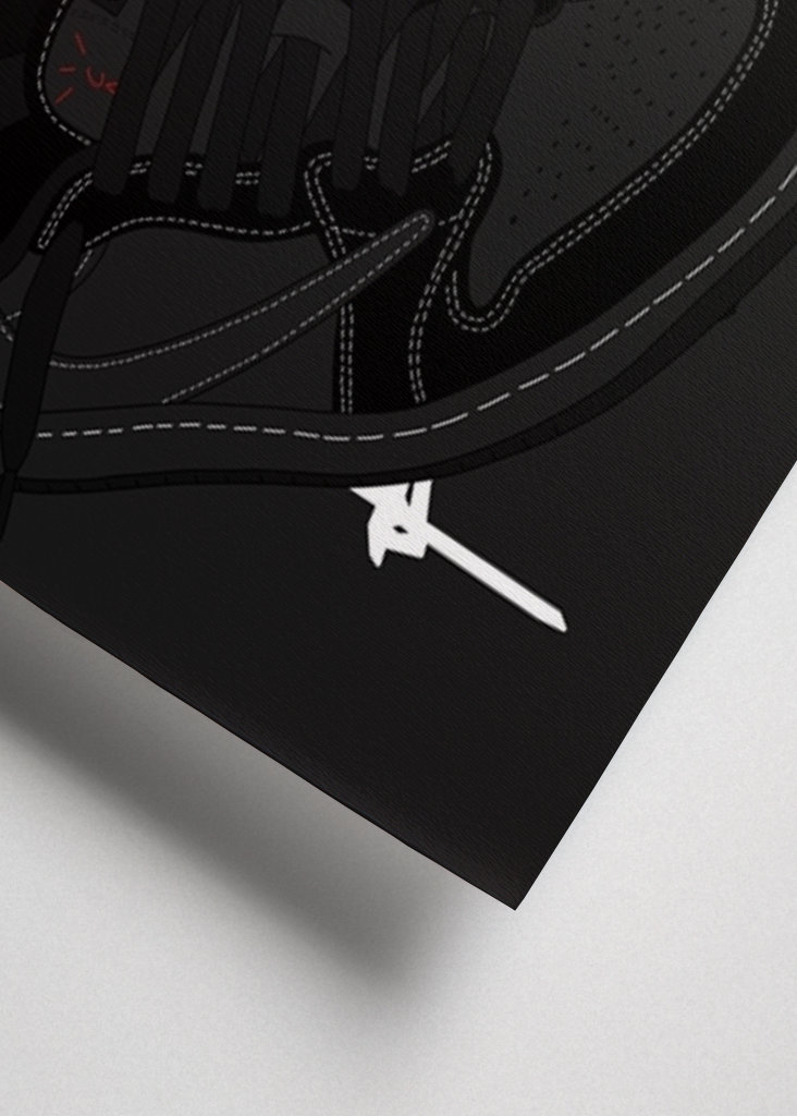 Jordan 1 Low Schwarz Weiß 