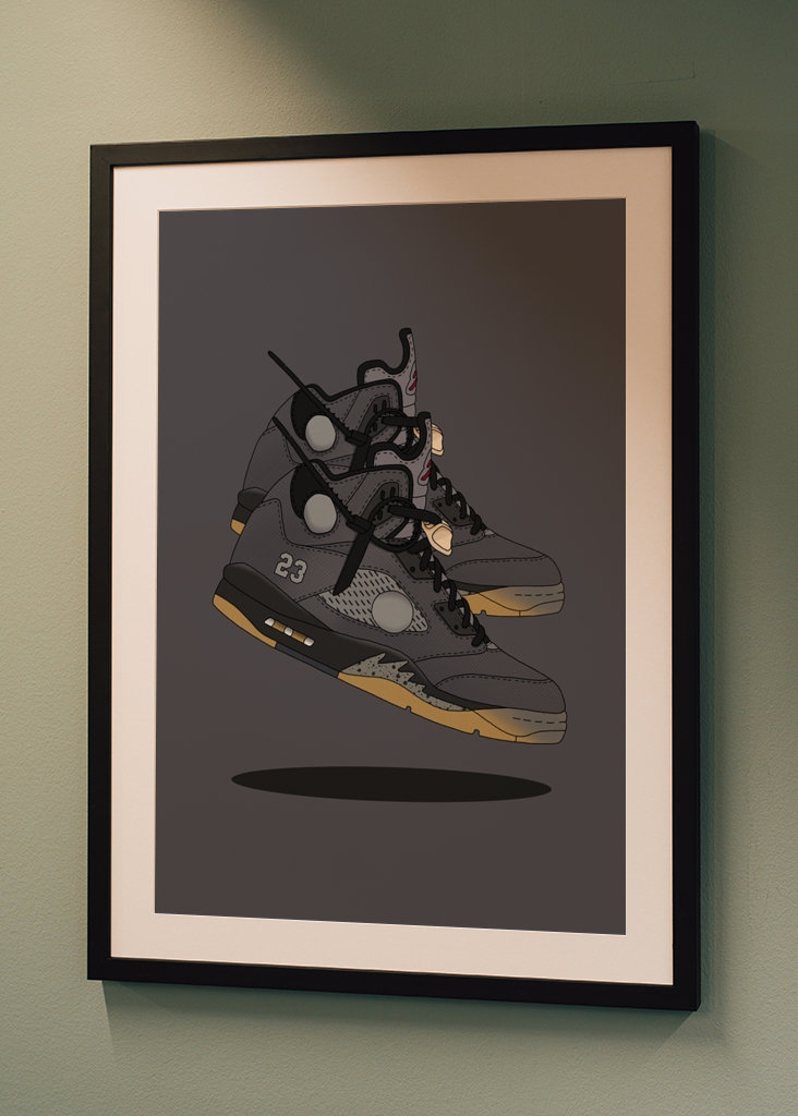 Jordan 5 Off White - Muslin