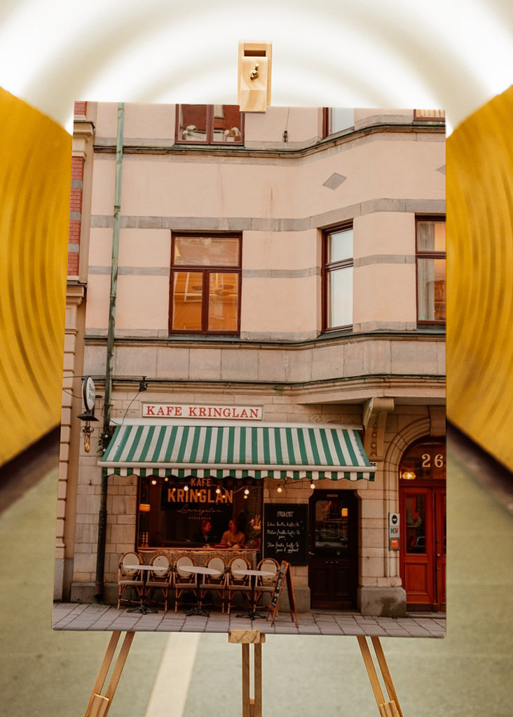 Café in Stockholm, Sweden