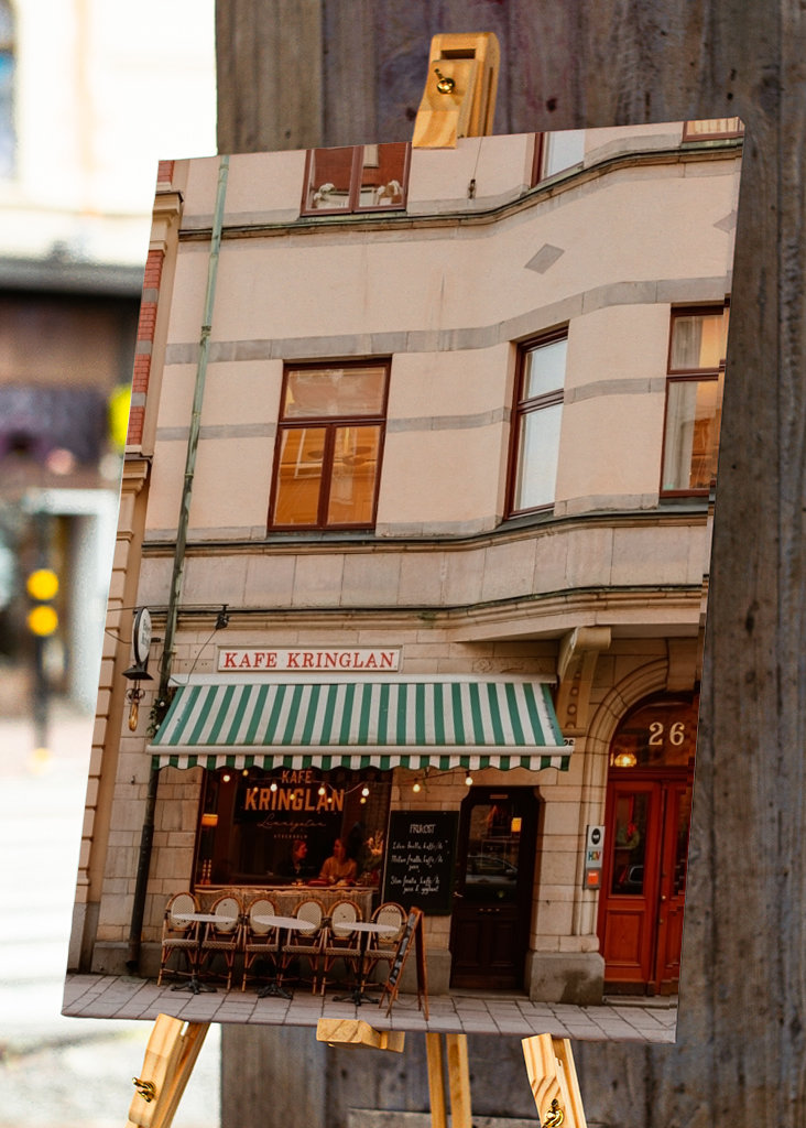 Café in Stockholm, Sweden