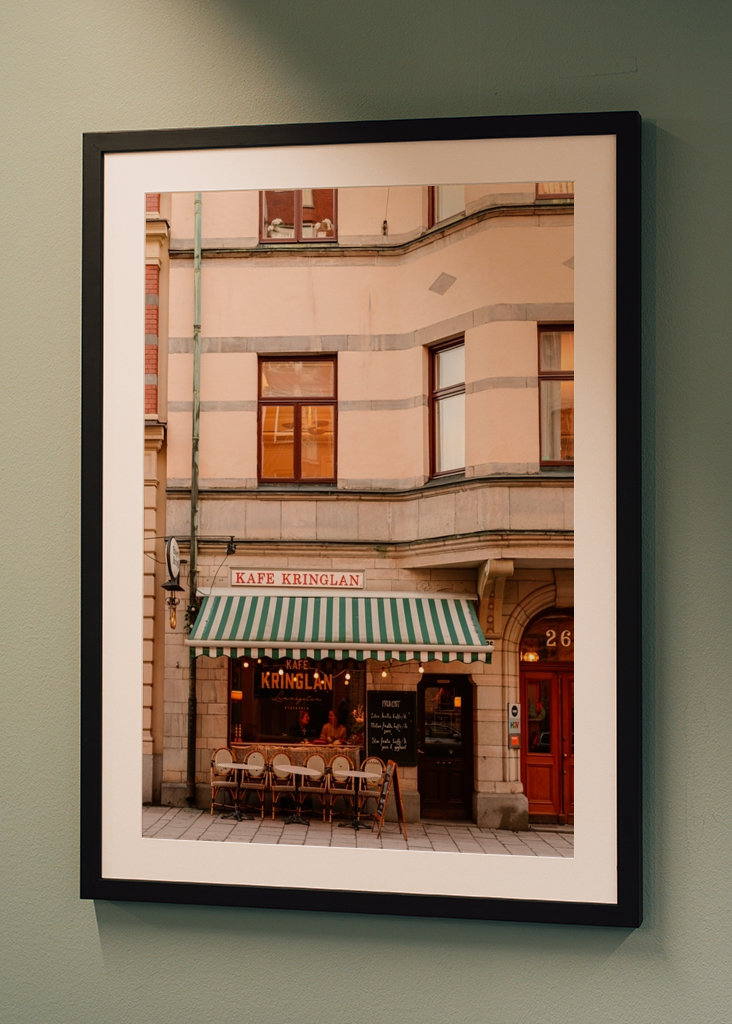 Café in Stockholm, Sweden
