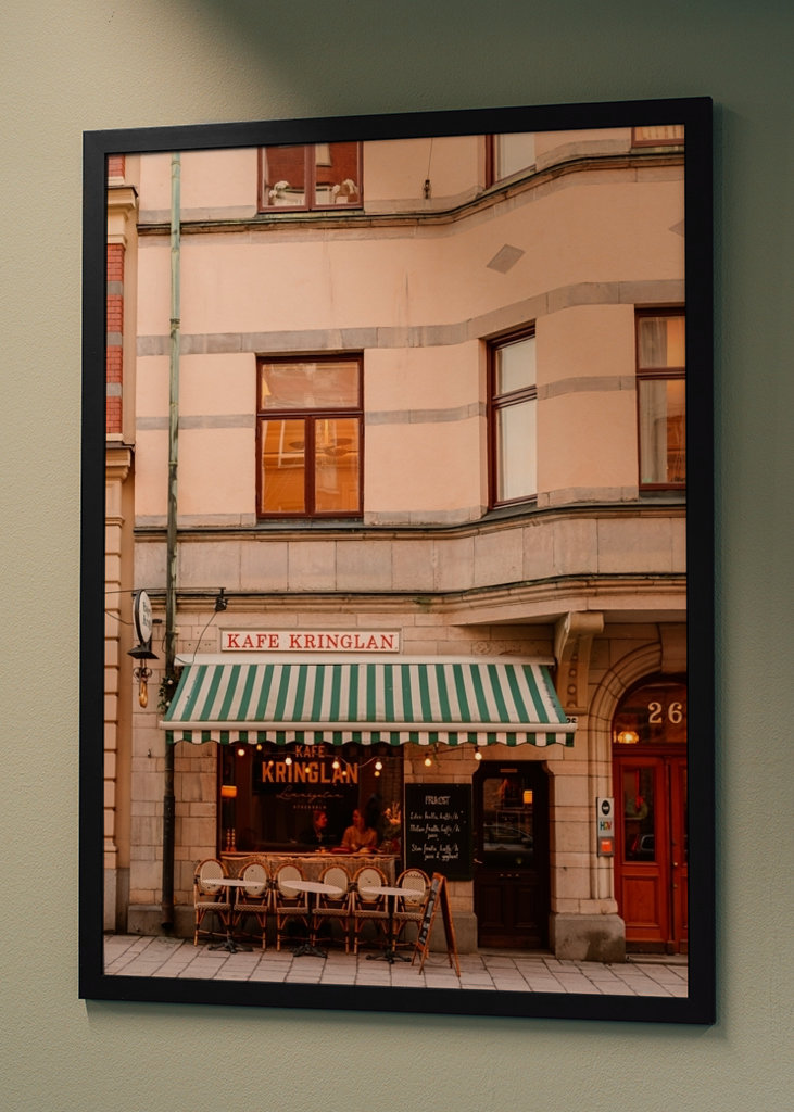 Café in Stockholm, Sweden