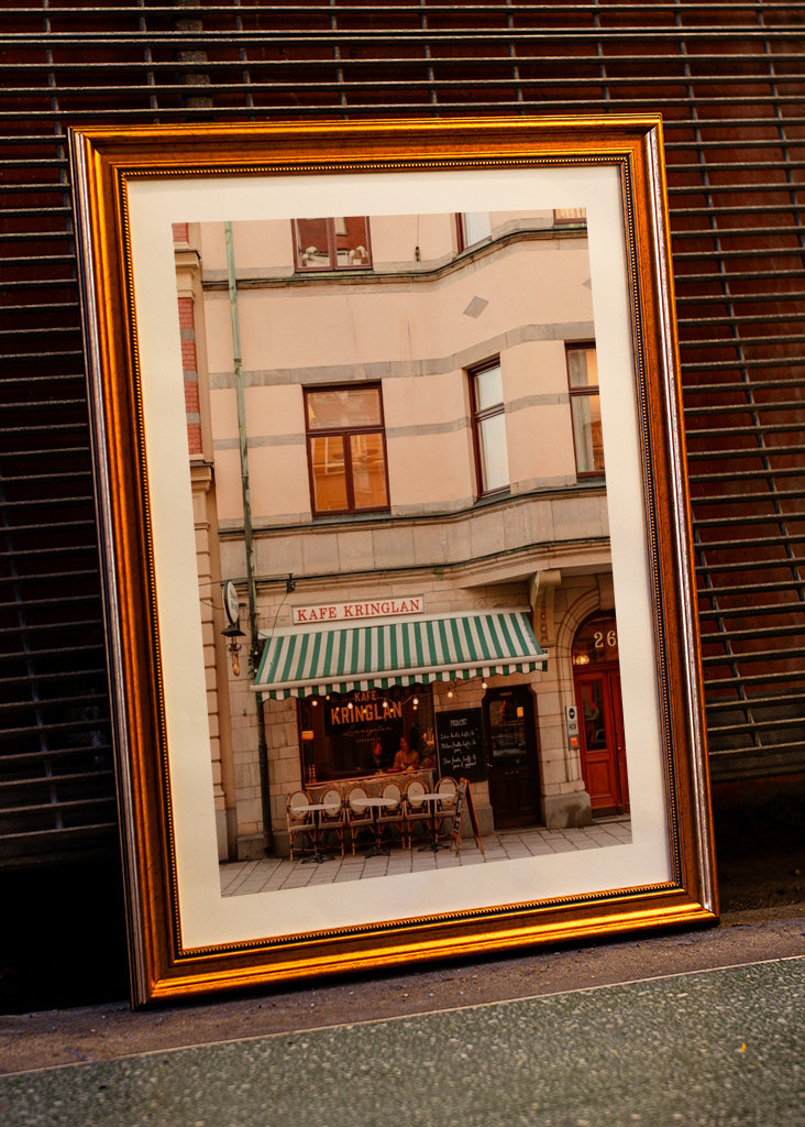 Café in Stockholm, Sweden