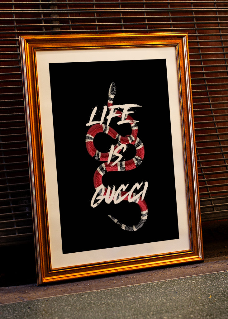 Das Leben ist Gucci Schlange