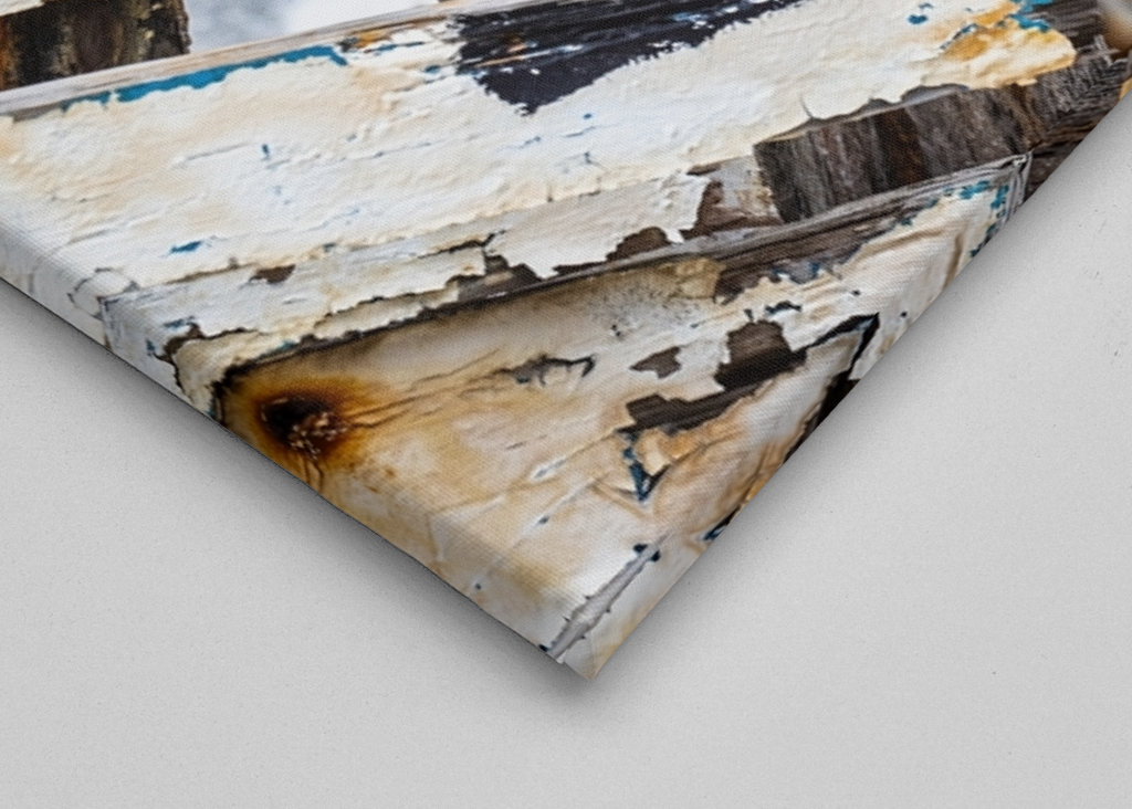 Letters on colorful wood CM