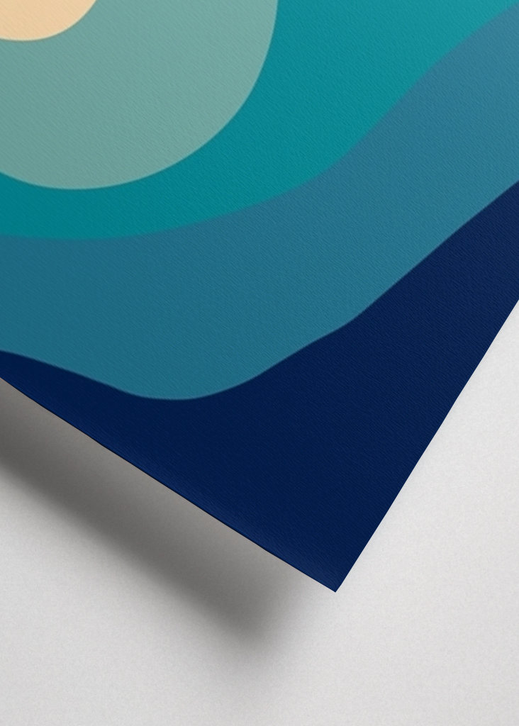 Onda de remolino de verano retro 1a