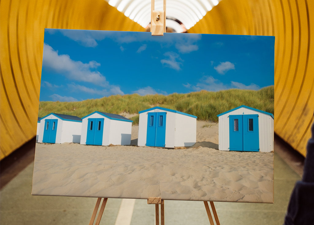 Vadeøya med strandhus