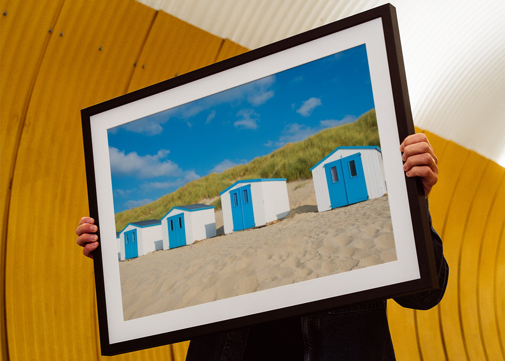 Vadeøya med strandhus