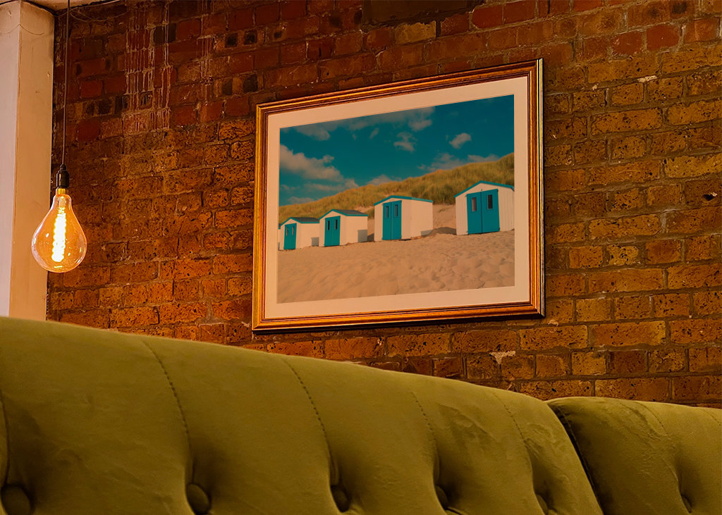 Vadeøya med strandhus