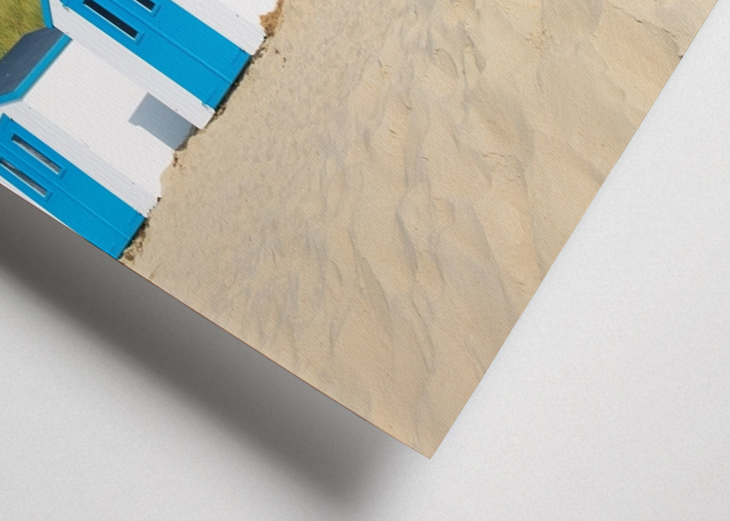 Vadeøya med strandhus