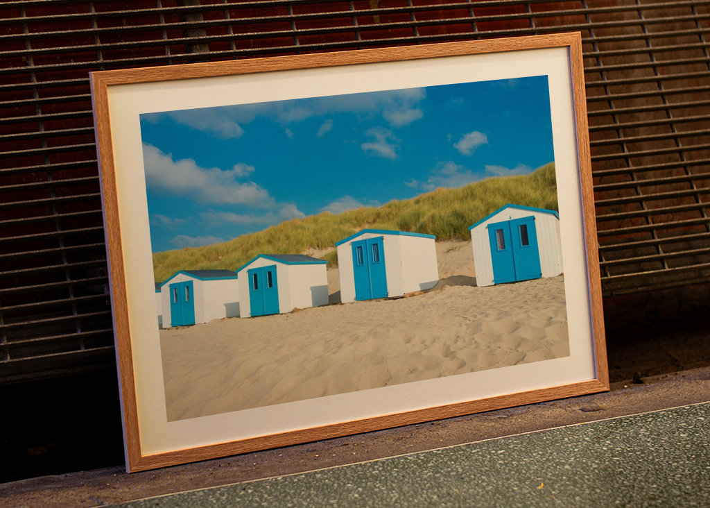 Vadeøya med strandhus