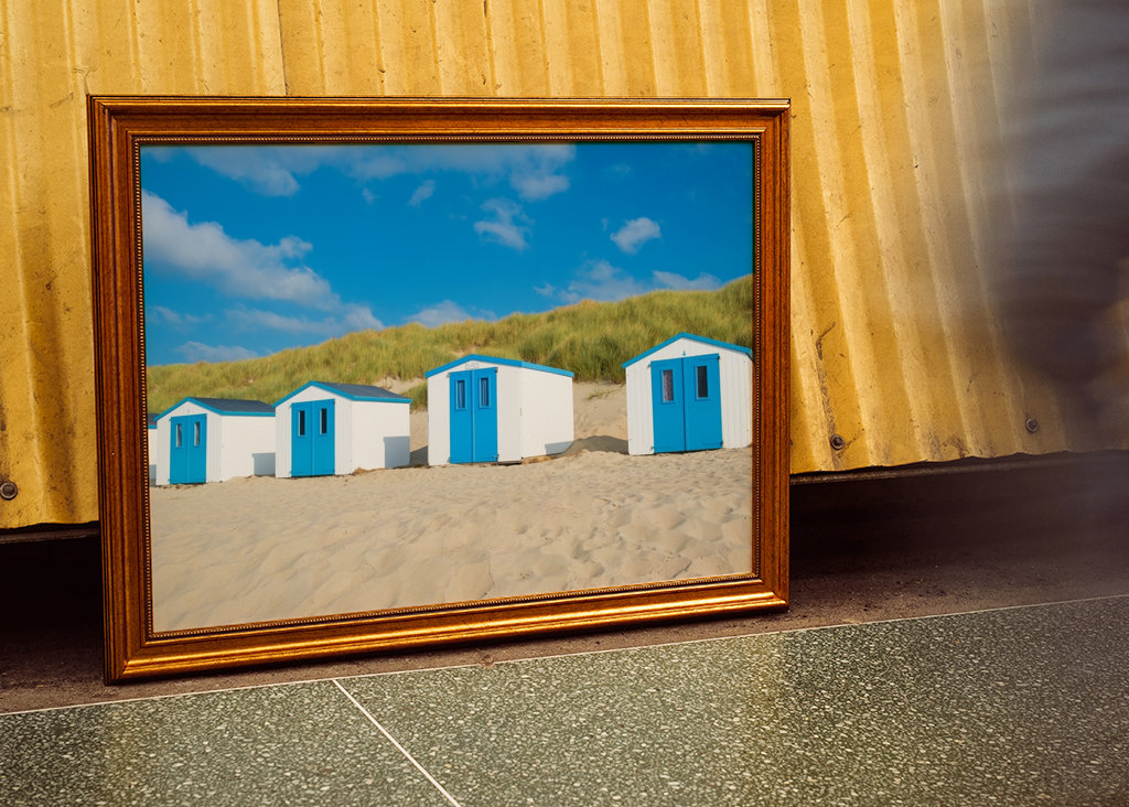 Vadeøya med strandhus