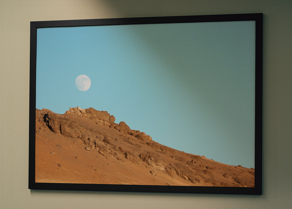 Månen över Myvatna