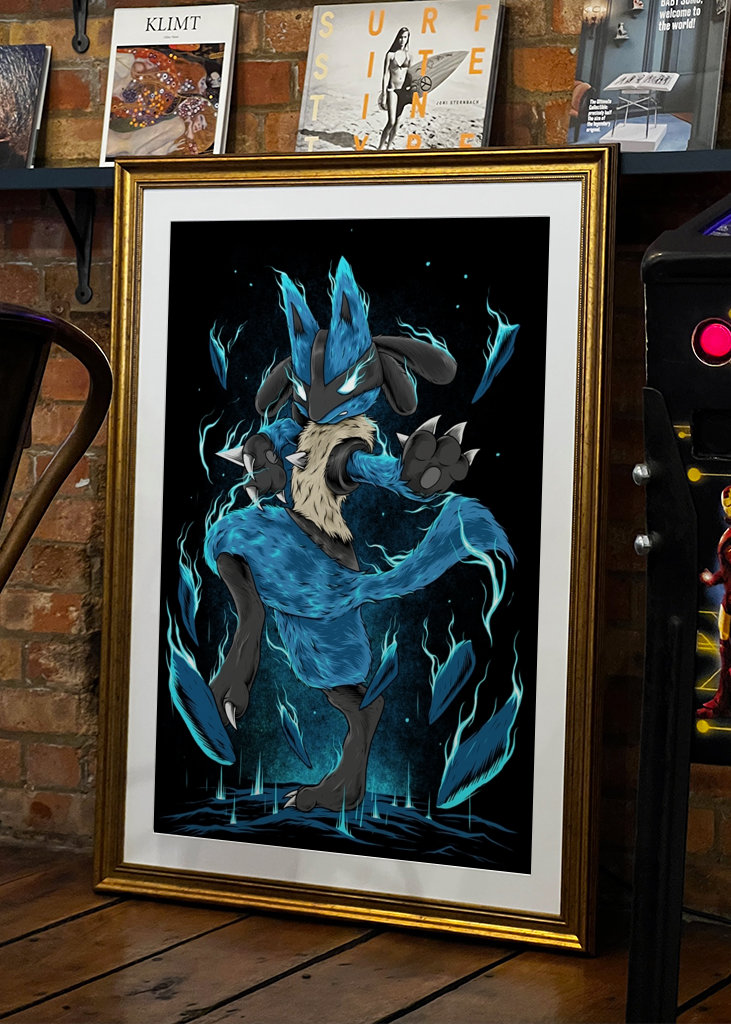 Lucario Pokemon Illustration