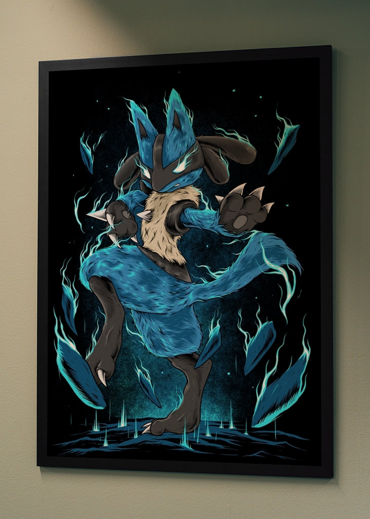 Lucario Pokemon Illustration
