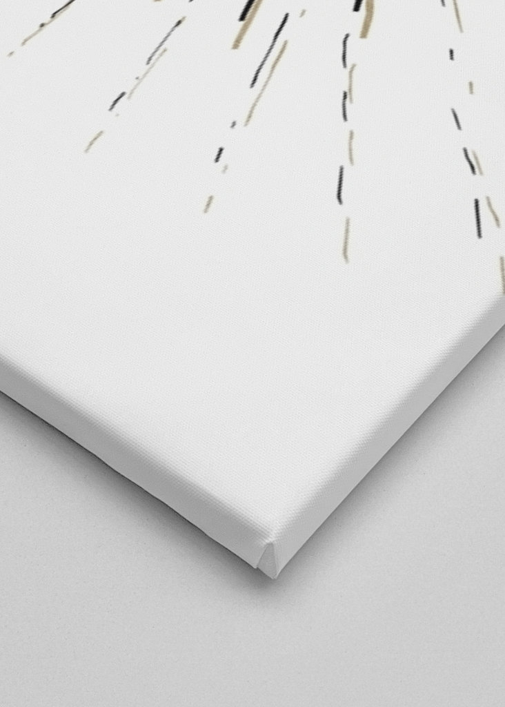 Evil Eye Gold on White 1