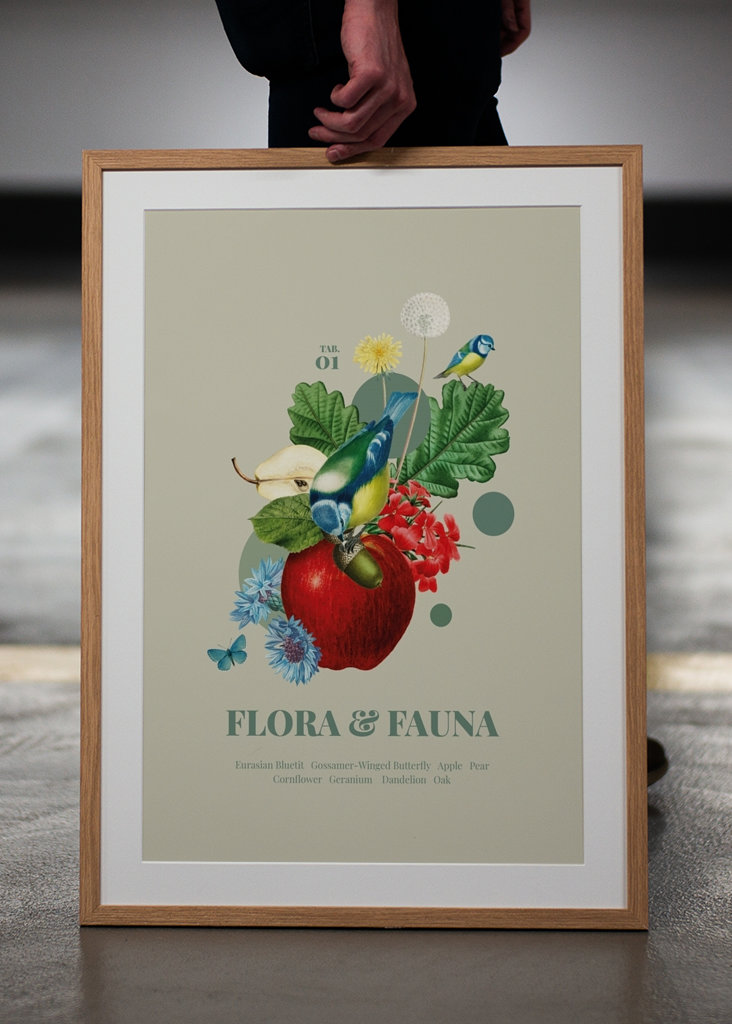 Flora e Fauna con il Blu