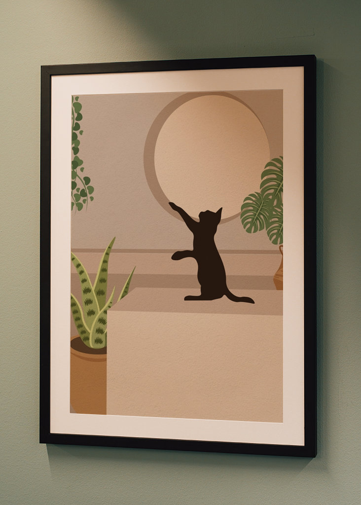 Die Minimal Art der Katzenpflanzen