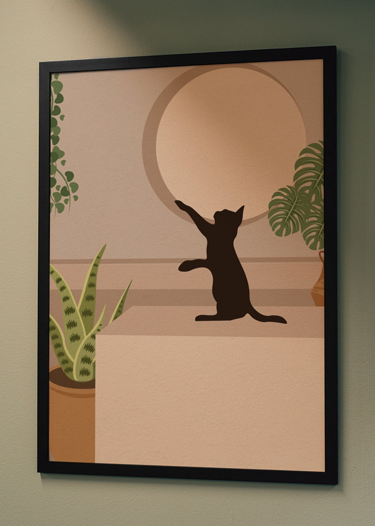 Die Minimal Art der Katzenpflanzen