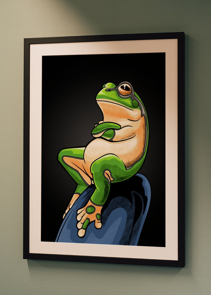 Meme della rana compiaciuta