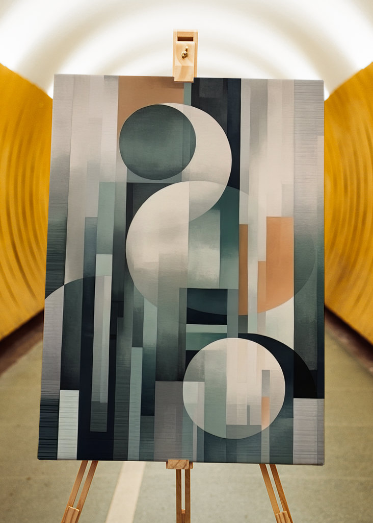 Geometryczna sztuka współczesna