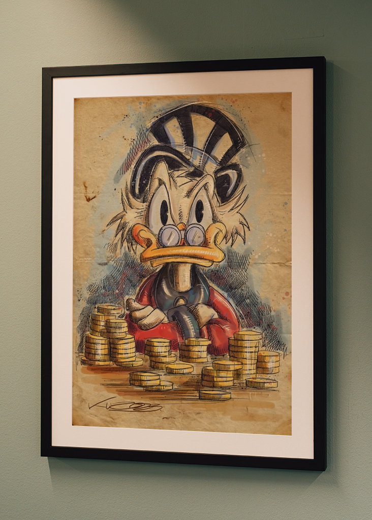 El Scrooge: ¿Quieres dinero?