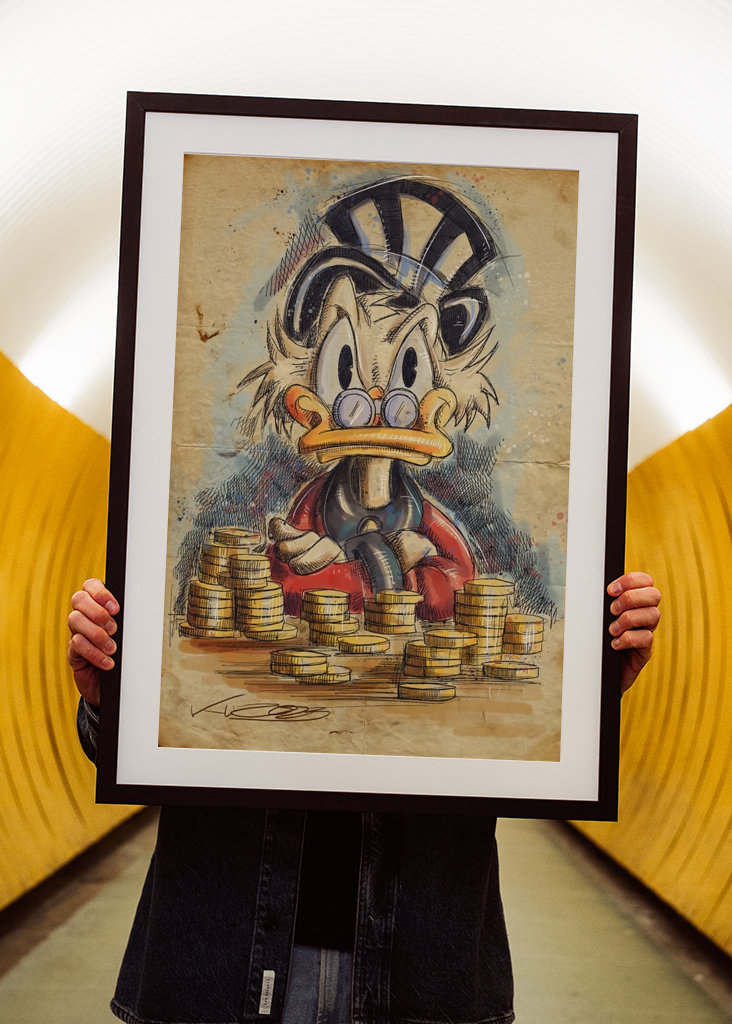 El Scrooge: ¿Quieres dinero?