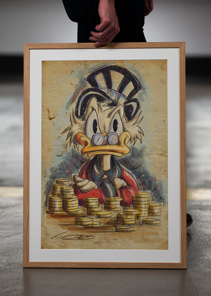 El Scrooge: ¿Quieres dinero?