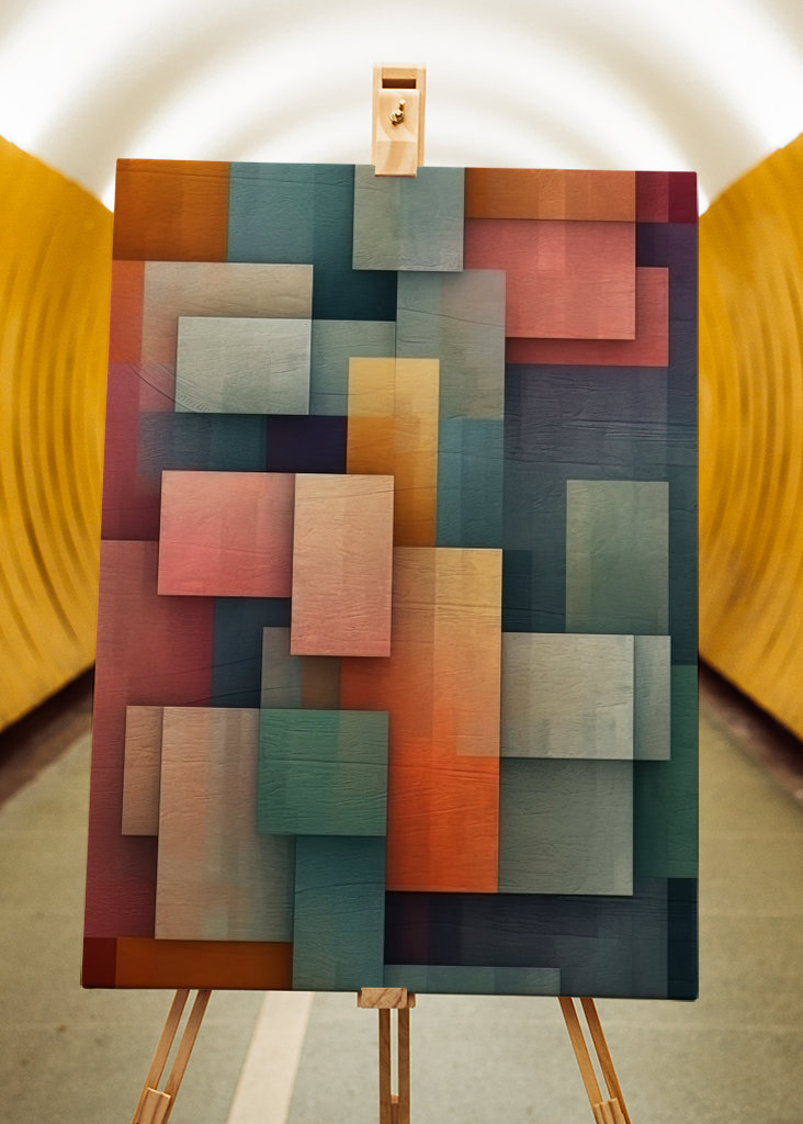 Geometrikus absztrakt modern művészet