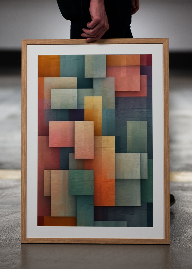 Geometrikus absztrakt modern művészet