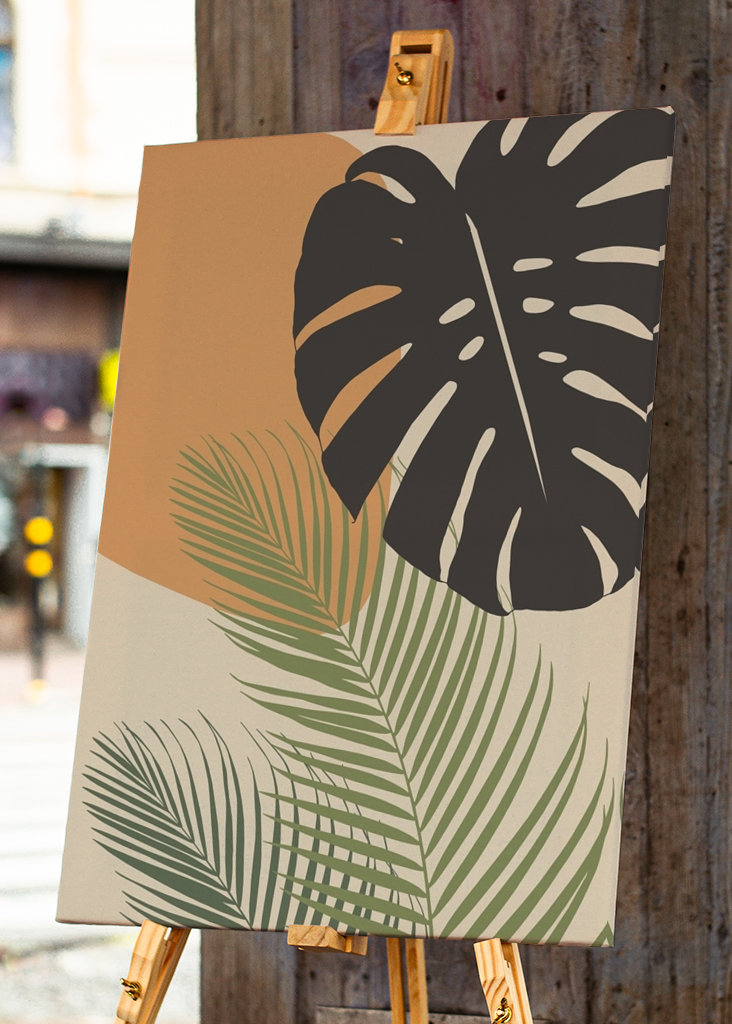 Minimal Monstera Palm Finesse 