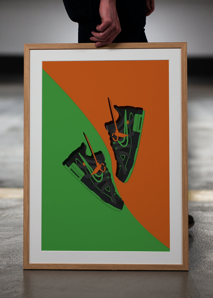 dunk off white green