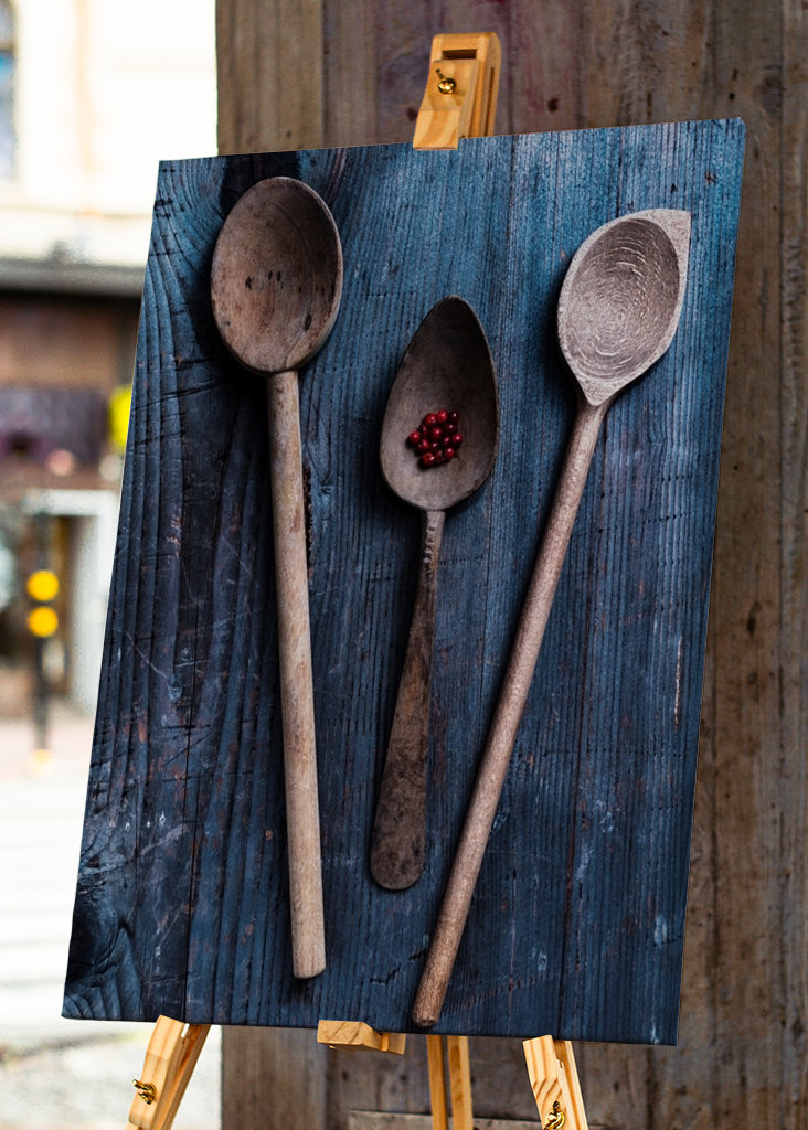 oude houten lepels