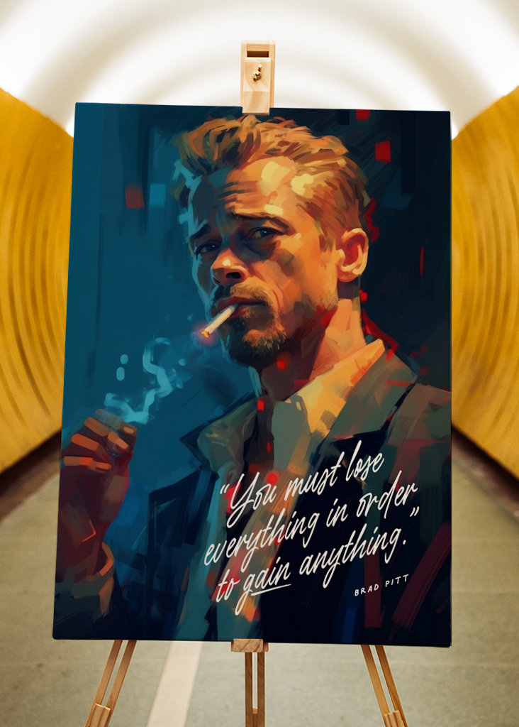 Brad Pitt Art Citat